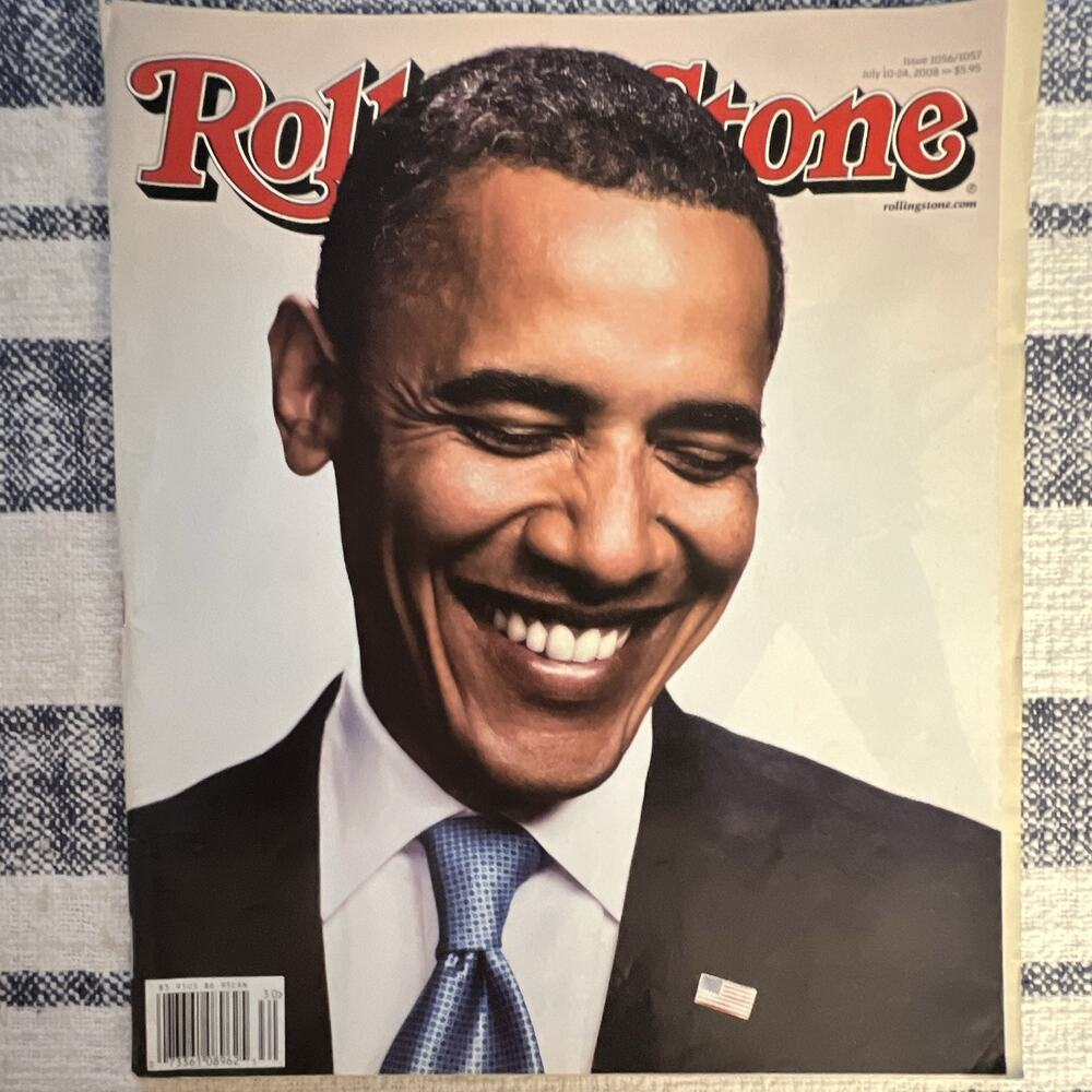 Rolling Stone Magazine July 2008 Summer Double Issue 1056/1057 Barack Obama